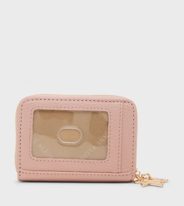 Anne Klein  Anne Klein Textured Zip-around Mini Wallet for Women | Best Price UAE